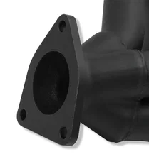 Shorty Headers - Black Painted image 3