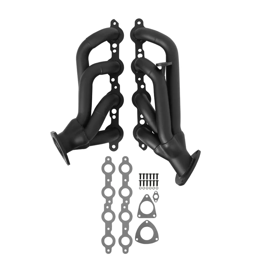 Shorty Headers - Black Painted
