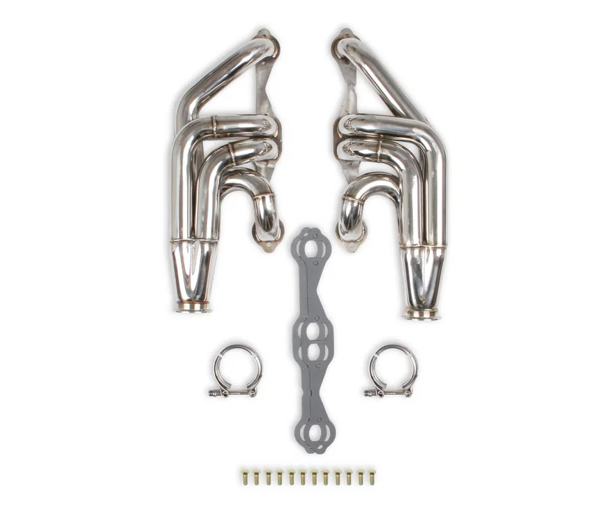 Small Block Chevy Turbo Headers - Polished Finish