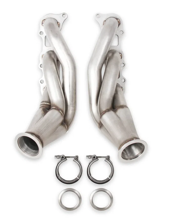 Universal Coyote Turbo Headers - Natural 304 Stainless Steel