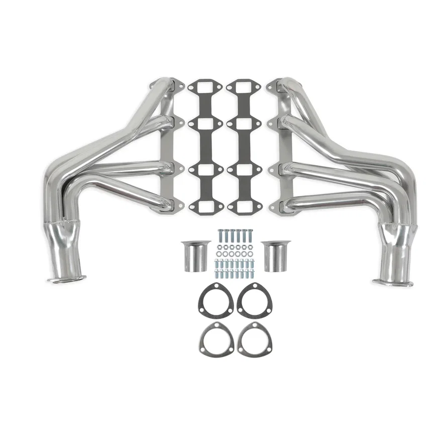 Long Tube Header - Ceramic Coated for Ford