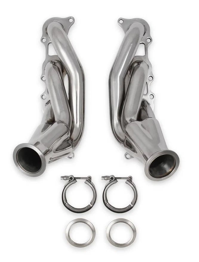 Universal Coyote Turbo Headers - Polished 304 Stainless Steel