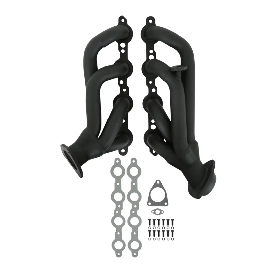 Shorty Headers - Black Painted