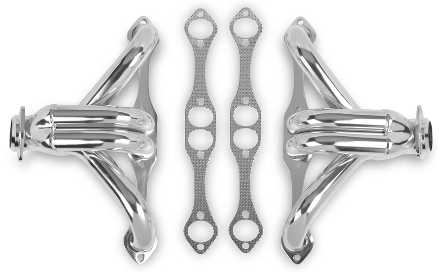 Block Hugger Header - Stainless Steel