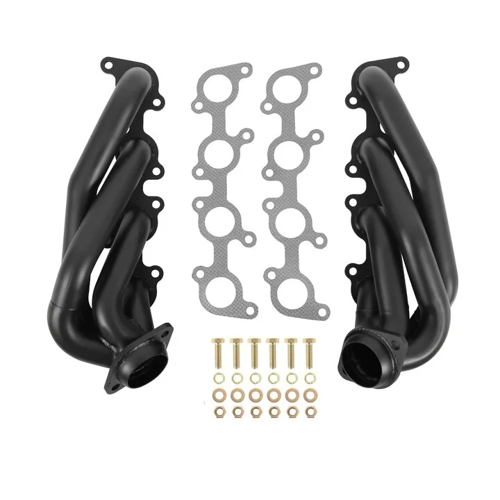 Shorty Headers - Black Painted for Ford F-150