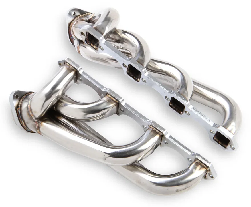 Shorty Headers - Polished for Ford Mustang