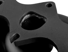 Shorty Headers - Black Painted for Ford Mustang image 8