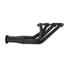 Long Tube Header - Black Paint for Chevrolet image 2