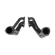 Long Tube Header - Black Paint for Chevrolet Chevy II image 6