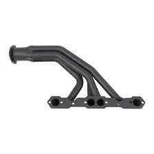 Long Tube Header - Black Paint for Chevrolet Chevy II image 5