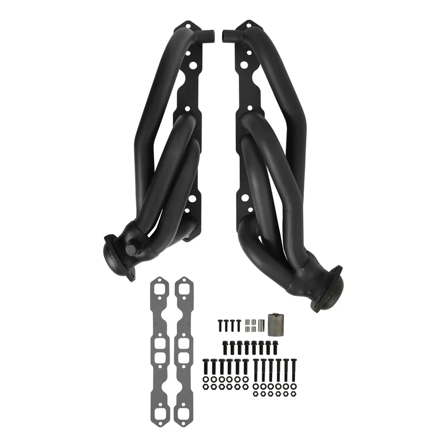Shorty Headers - Black Painted