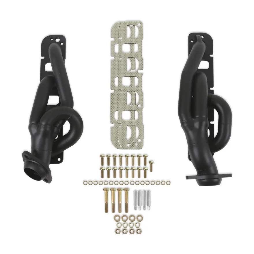 Shorty Headers - Black Painted