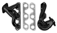 Shorty Headers - Black Painted for Jeep Wrangler image 1