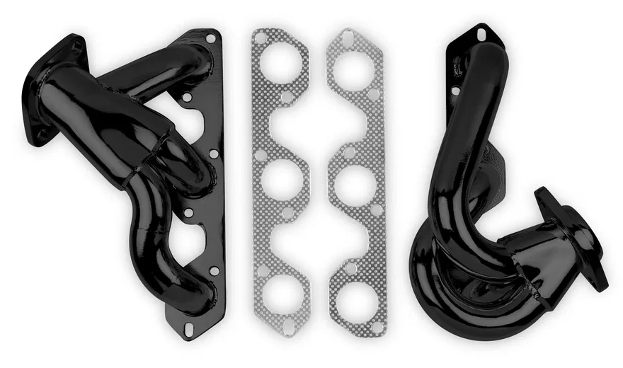 Shorty Headers - Black Painted for Jeep Wrangler