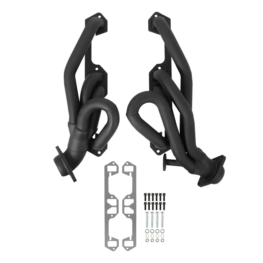 Shorty Headers - Black Painted for Dodge