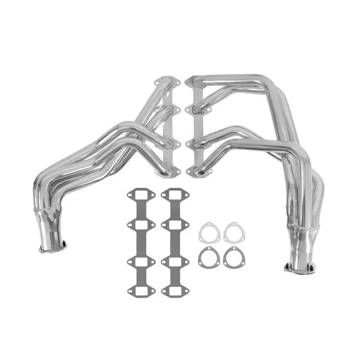 Long Tube Header - Ceramic Coated for Ford