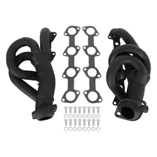 Shorty Headers - Black Painted for Ford image 1