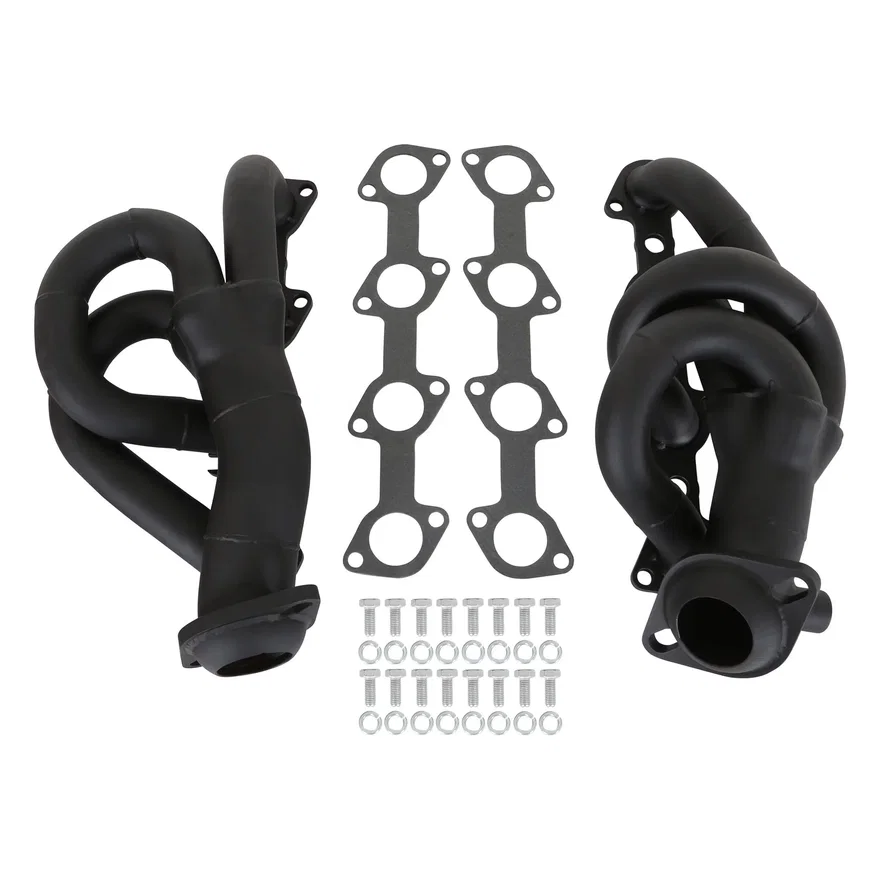 Shorty Headers - Black Painted for Ford