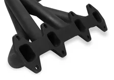 Long Tube Header - Black Paint for Ford image 2
