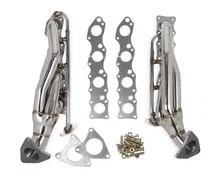 Shorty Headers - Polished for Toyota image 1