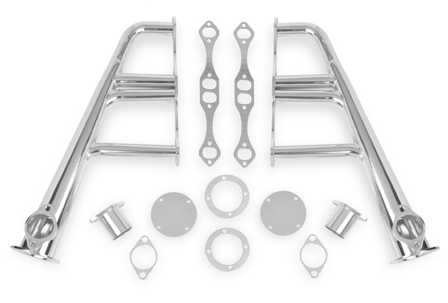 Lakester Headers - Chrome Finish