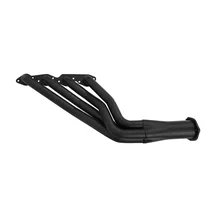 Long Tube Header - Black Paint for Chevrolet image 3