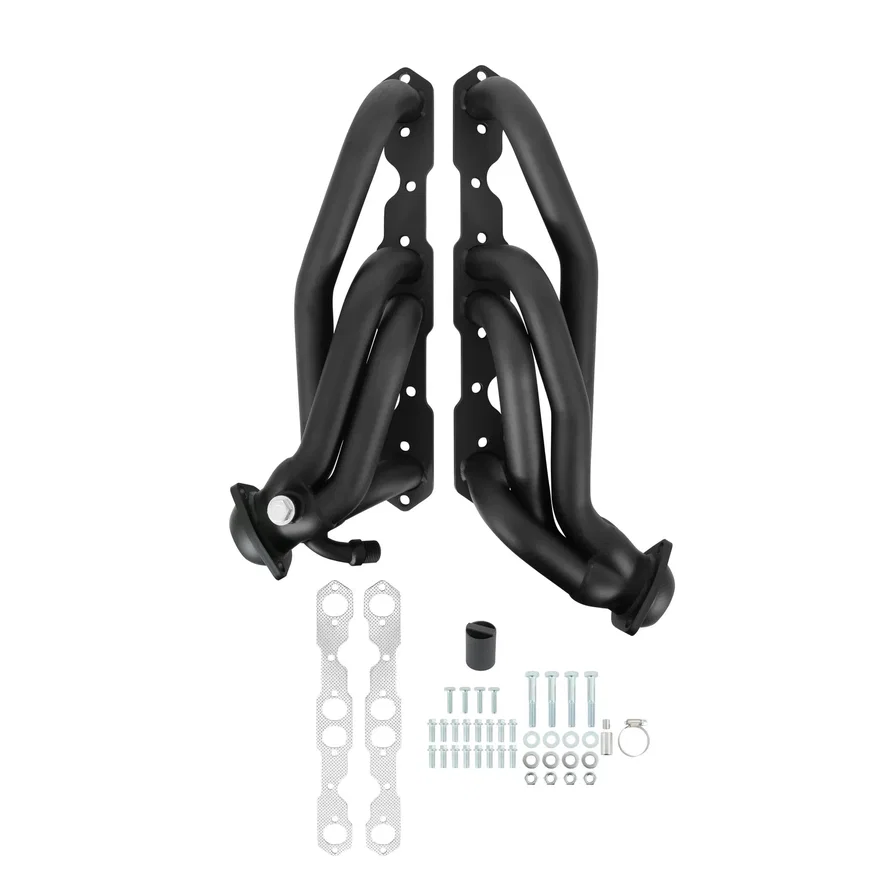 Shorty Headers - Black Painted