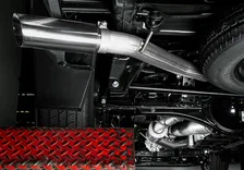24-Present Toyota Tacoma Side Exit Cat Back Exhaust with Polished Tip Stillen image 10