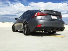 Lexus IS250, IS350 Rear Diffuser Matte Black For 14-2016 Lexus IS250, IS350 Stillen image 4
