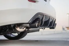 Infiniti Q50 3.0t Cat Back Exhaust w/ Carbon Fiber Tips For 2016-2024 Infiniti Q50 3.0t Stillen image 2