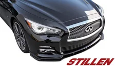 Infiniti Q50 Premium Front Splitter Matte Black For 2014-2017 Infiniti Q50 Stillen image 2