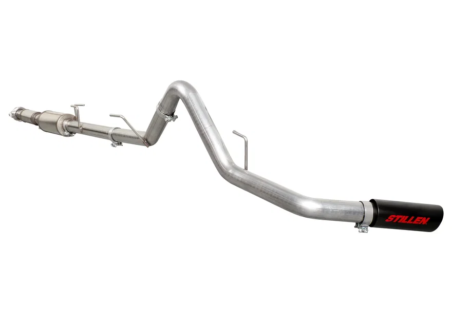 21-Pres Ford F-150 Cat Back Exhaust with Black Tip Stillen