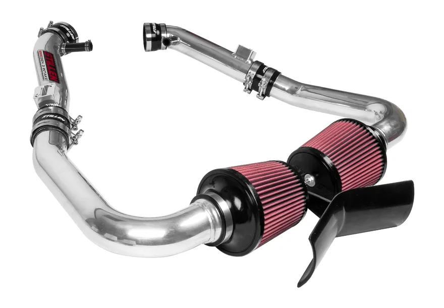 Infiniti G35 Dual Ultra Long Tube Air Intake Kit Gen 3 Oil Filter For 1920-2008 Infiniti G35 Sedan Stillen