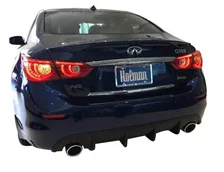 Infiniti Q50 Rear Diffuser Unpainted For 2014-2017 Infiniti Q50 Stillen image 13