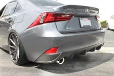 Lexus IS250, IS350 Rear Diffuser Matte Black For 14-2016 Lexus IS250, IS350 Stillen image 3