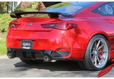 Infiniti Q60 3.0t Rear Diffuser Matte Black For 2017-2021 Infiniti Q60 3.0t Stillen image 6