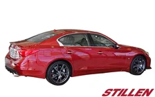 Infiniti Q50 Rear Diffuser Matte Black For 2014-2017 Infiniti Q50 Stillen image 5