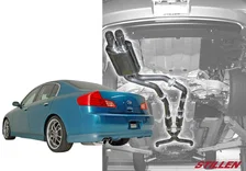 Infiniti G35 Sedan Gen 2 Stainless Steel Cat-Back Exhaust System For 2003-2006 Infiniti G35 Sedan Stillen image 1