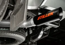 24-Present Toyota Tacoma Side Exit Cat Back Exhaust with Black Tip Stillen image 9