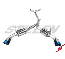 Infiniti Q50 3.0t Cat Back Exhaust w/ Burnt Tips For 2016-2024 Infiniti Q50 3.0t Stillen image 2