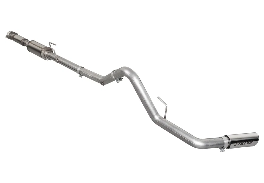 21-Pres Ford F-150 Cat Back Exhaust with Polished Tip Stillen