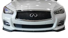 Infiniti Q50 Premium Front Splitter Matte Black For 2014-2017 Infiniti Q50 Stillen image 5