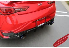 Infiniti Q60 3.0t Cat-Back Exhaust System Burnt Tips for 2017-2022 Infiniti Q60 3.0t Stillen image 2
