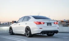 Infiniti Q50 3.0t Cat Back Exhaust System w/ Polished Tips 2016-2024 Infiniti Q50 3.0t Stillen image 6