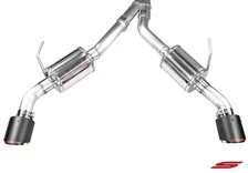 Infiniti Q50 3.0t Cat Back Exhaust w/ Carbon Fiber Tips For 2016-2024 Infiniti Q50 3.0t Stillen image 5