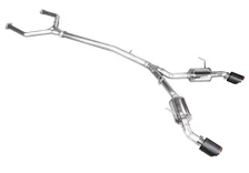 Infiniti Q50 3.0t Cat Back Exhaust w/ Carbon Fiber Tips For 2016-2024 Infiniti Q50 3.0t Stillen image 1