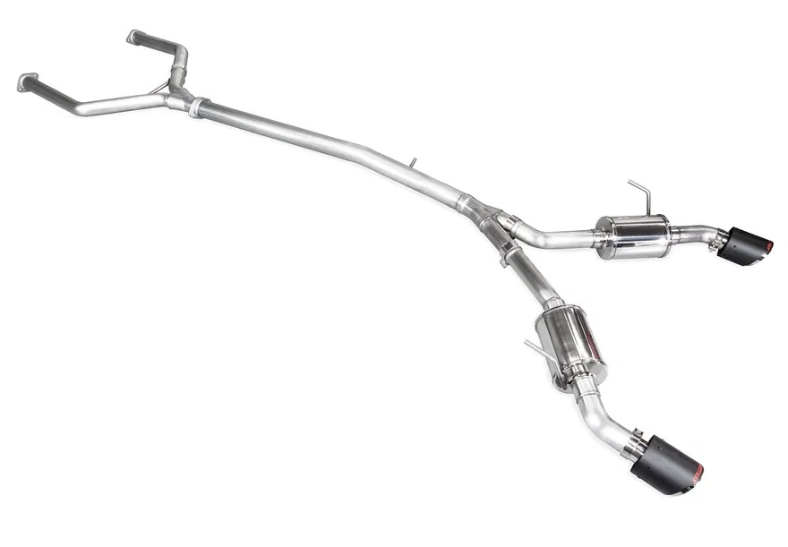 Infiniti Q50 3.0t Cat Back Exhaust w/ Carbon Fiber Tips For 2016-2024 Infiniti Q50 3.0t Stillen