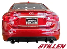 Infiniti Q50 Rear Diffuser Unpainted For 2014-2017 Infiniti Q50 Stillen image 7