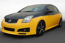Sentra SE-R Spec V Front Lip Spoiler Unpainted For 2007-2011 Nissan Sentra SE-R Stillen image 2