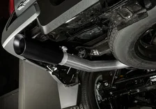 24-Present Toyota Tacoma Rear Exit Cat Back Exhaust with Black Tip Stillen image 11
